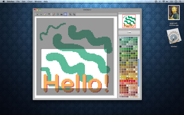 Stitches Screenshot - Cropping a part of the document